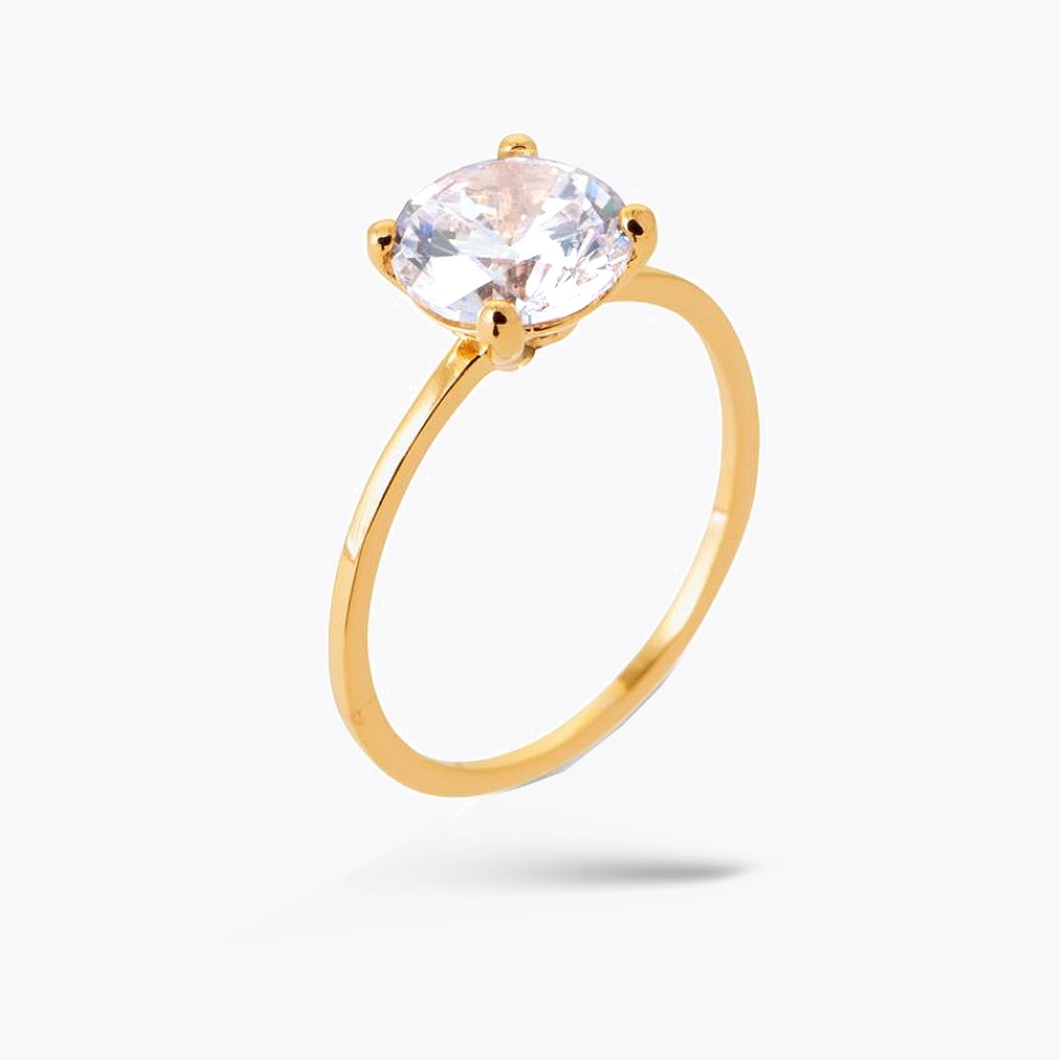 Bague Forever -  Plaqué Or 18K et Zirconium