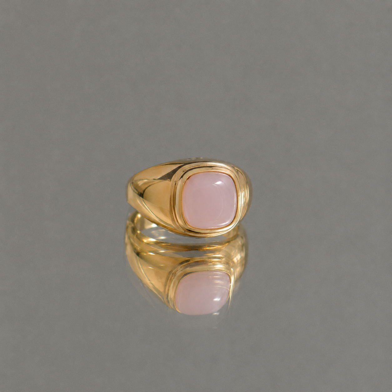 Bague Rosea -  Plaqué Or 18K et Quartz Rose - Summer Diva