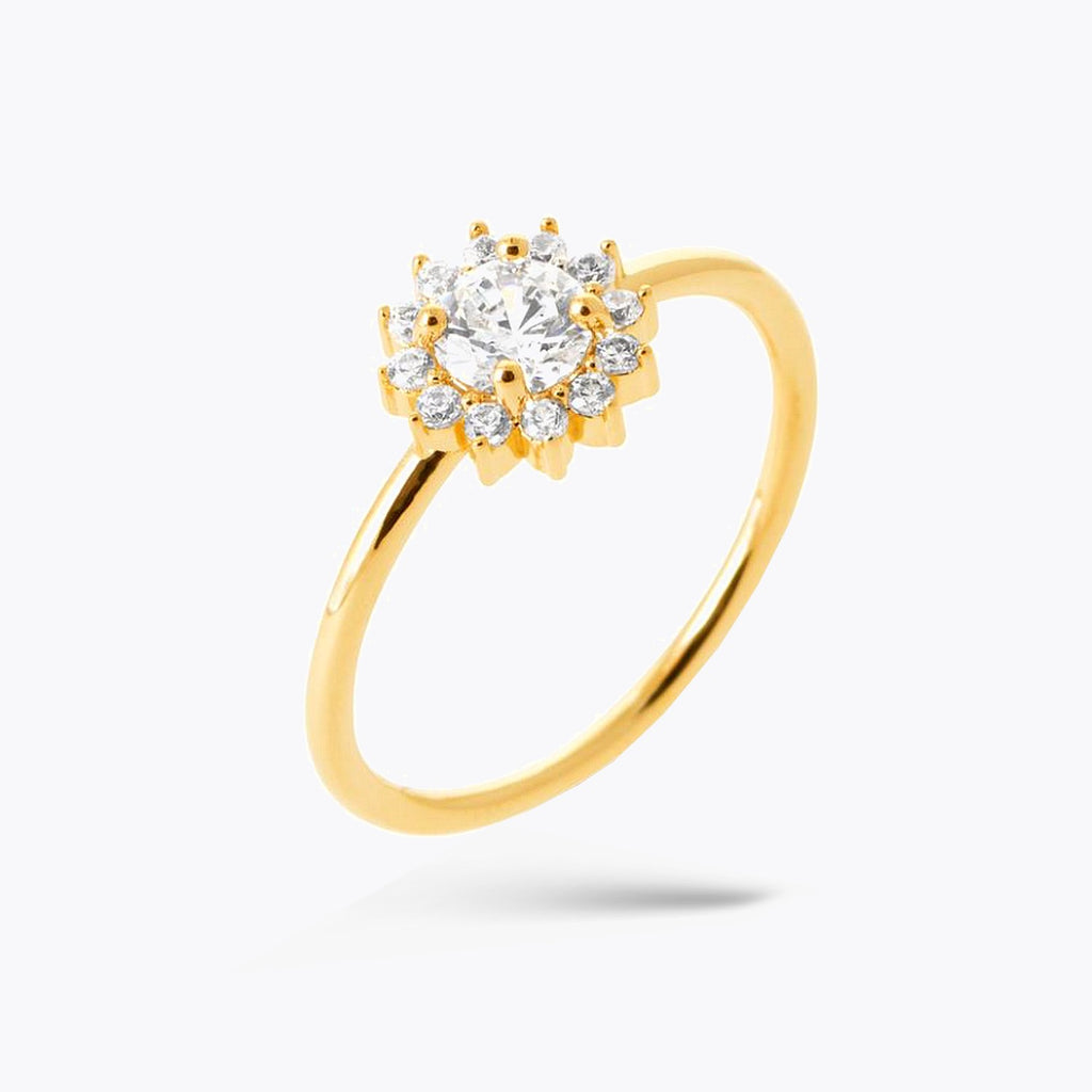 Bague Tessa -  Plaqué Or 18K et Zirconiums