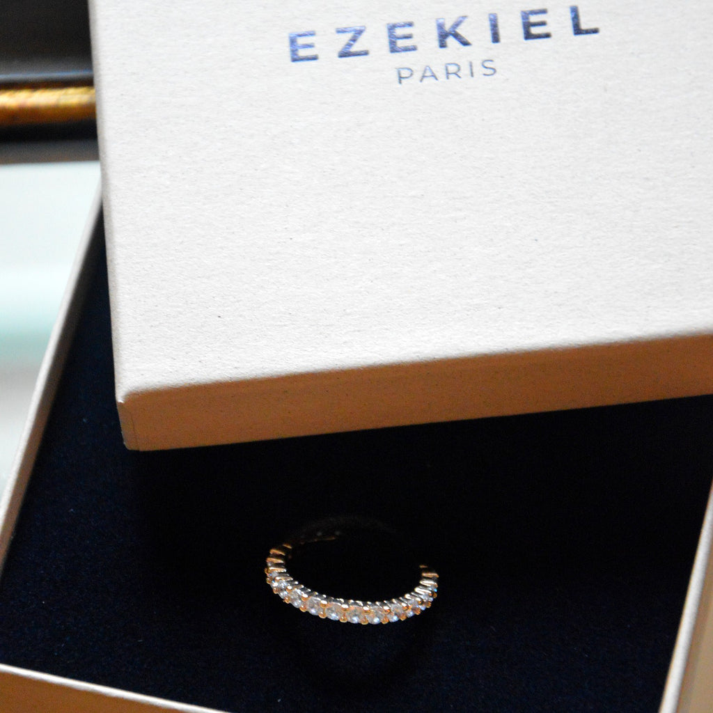 Bague Paola -  Plaqué Or 18K et Zirconium