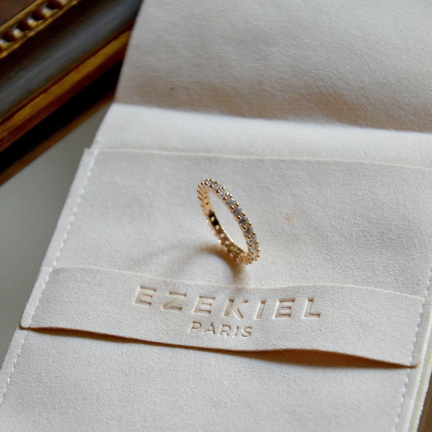 Bague Paola -  Plaqué Or 18K et Zirconium