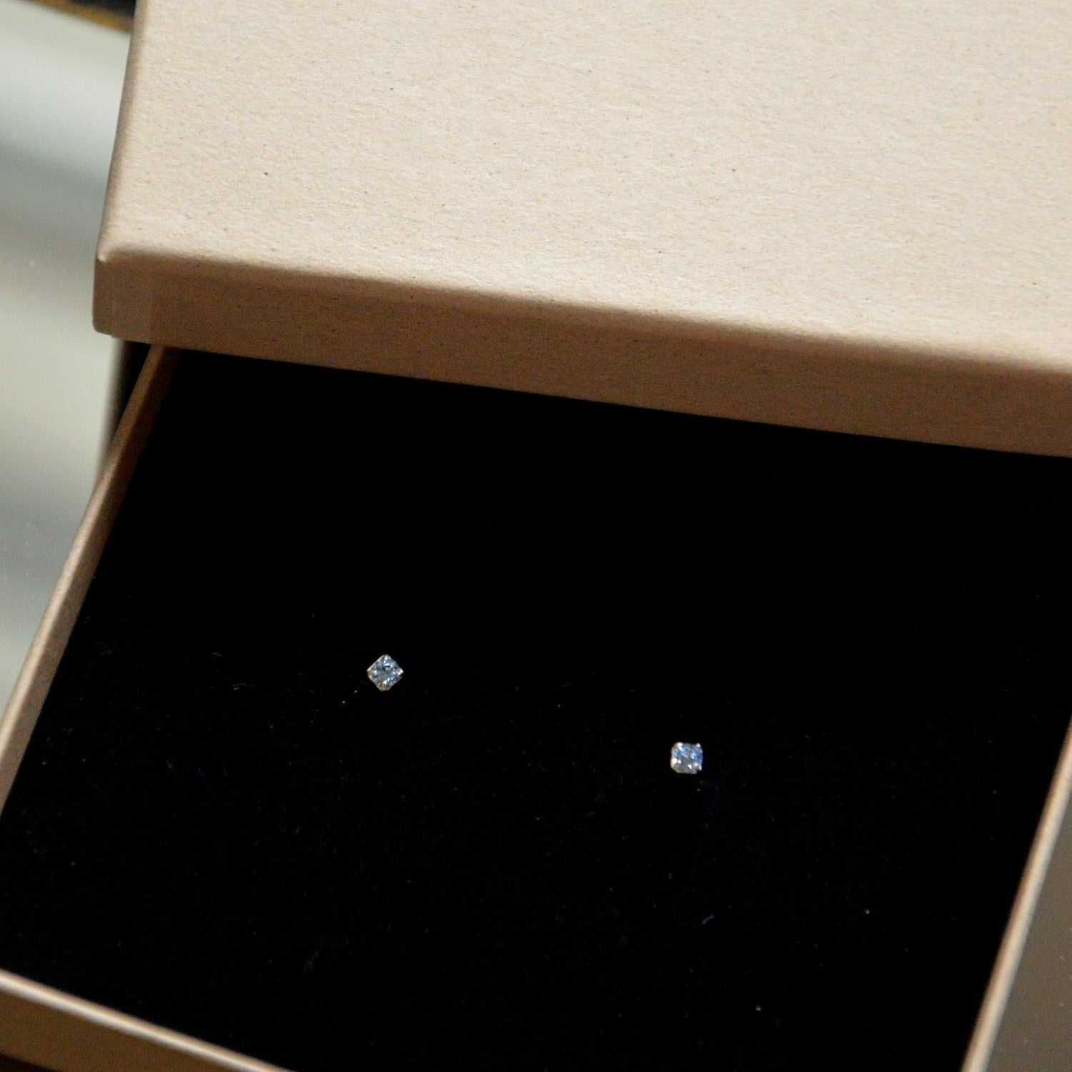 Boucles d'Oreilles Cristal Clear - Bleu Azur - Clous d'Oreilles Argent 925 Rhodié et Cristal