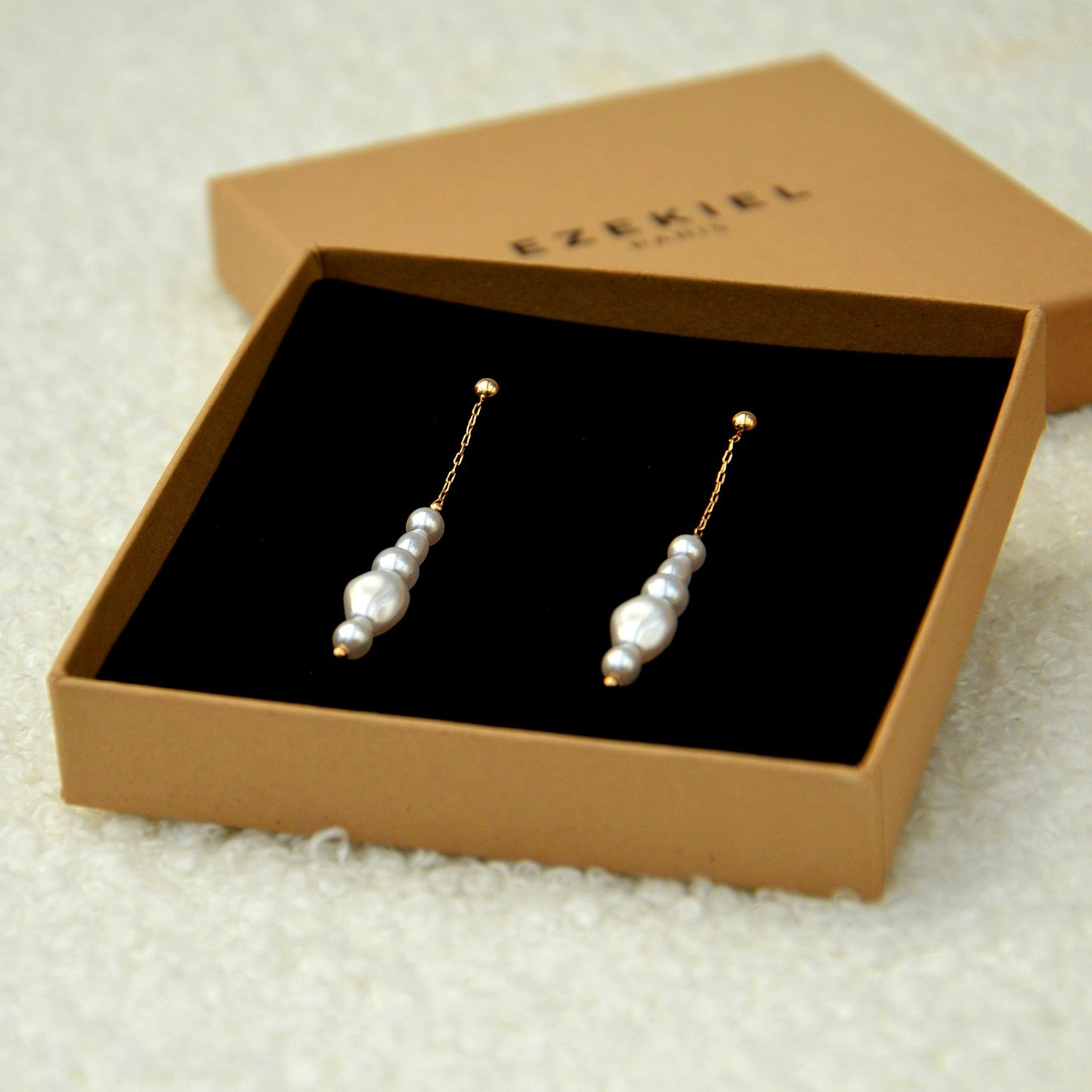 Boucles d'Oreilles Make My Day - Créoles Epaisses Argent 925 Rhodié - 4cm