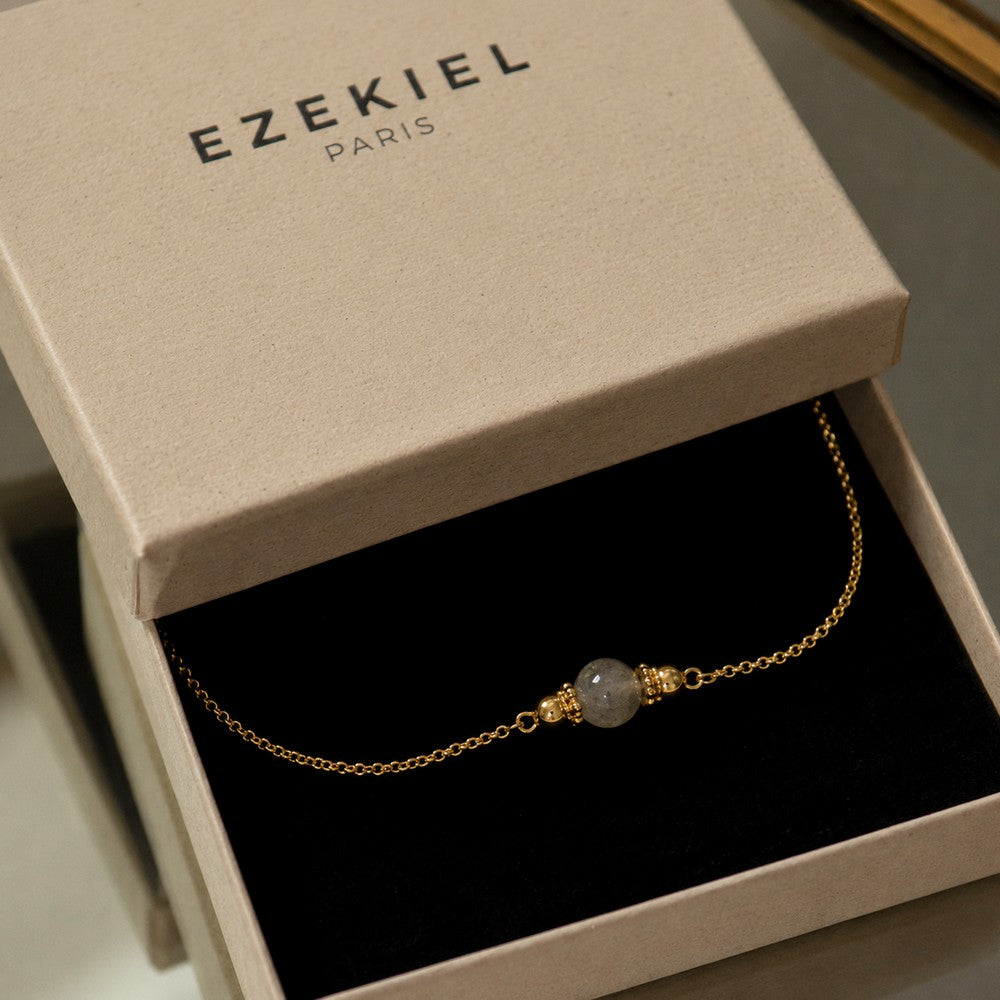 Bracelet Labradorite - Plaqué Or 18K & Pierre Naturelle