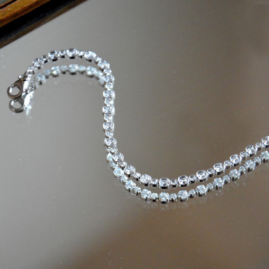 Bracelet Tennis Signature - Icône – Plaqué Or 18K ou Argent 925 Rhodié & Zirconiums