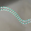 Bracelet Tennis Signature - Icône – Vert Emeraude - Plaqué Or 18K ou Argent 925 Rhodié & Zirconiums