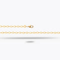 Chaîne Maille Forçat - Collier Plaqué Or 18K - 50cm