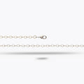 Chaîne Maille Forçat - Collier Argent 925 Rhodié - 50cm