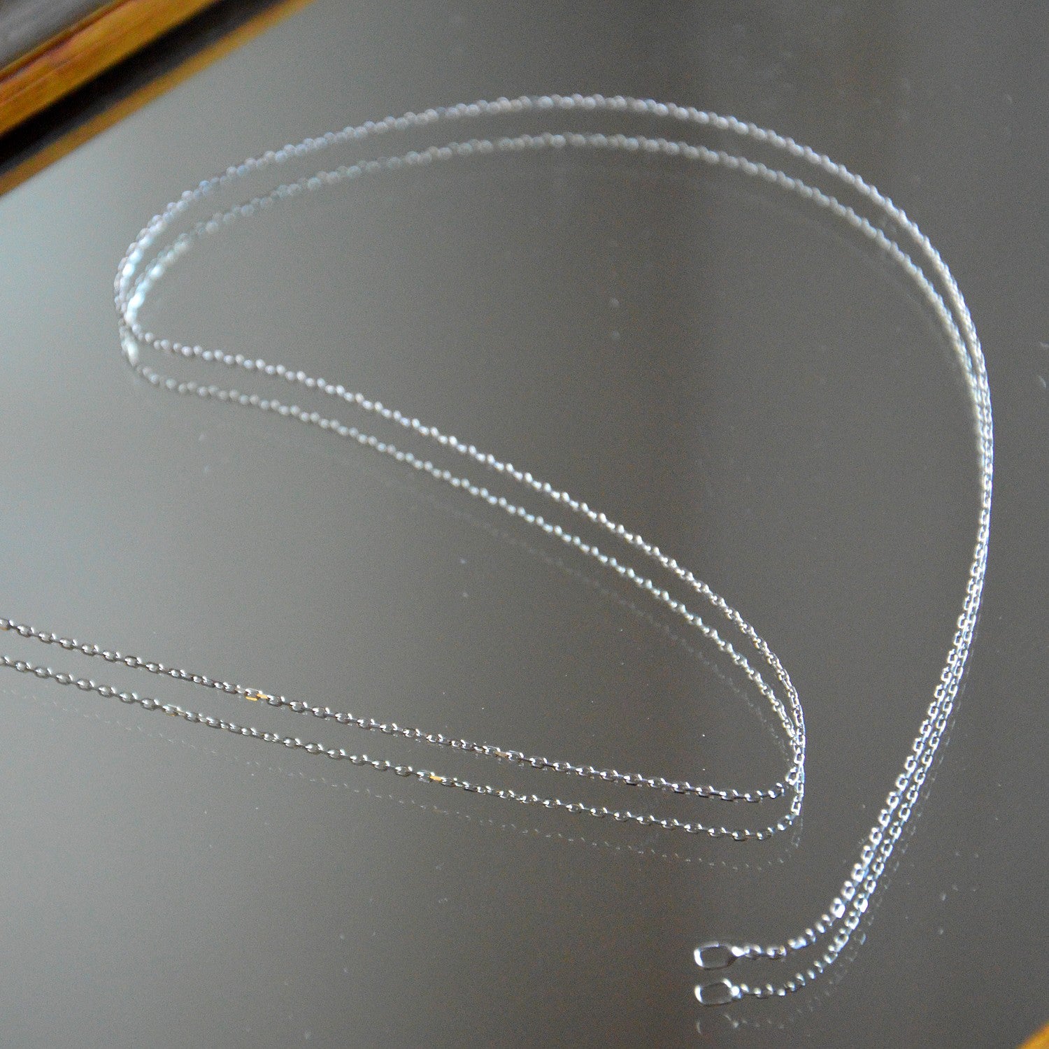 Chaîne Maille Forçat - Collier Argent 925 Rhodié - 50cm