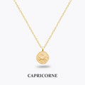 Collier Signe Astro - Chaîne et Médaille Zodiac Plaqué Or 18K