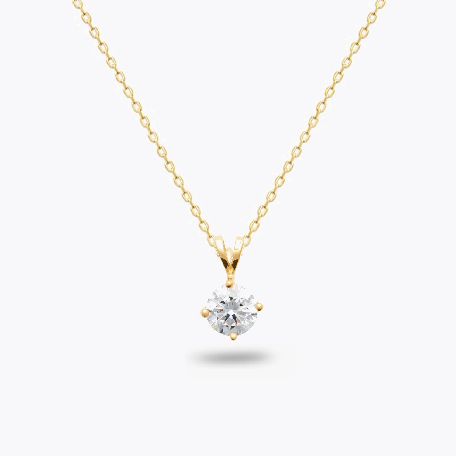 Collier Forever - Plaqué Or 18K et Zirconium - 1cm