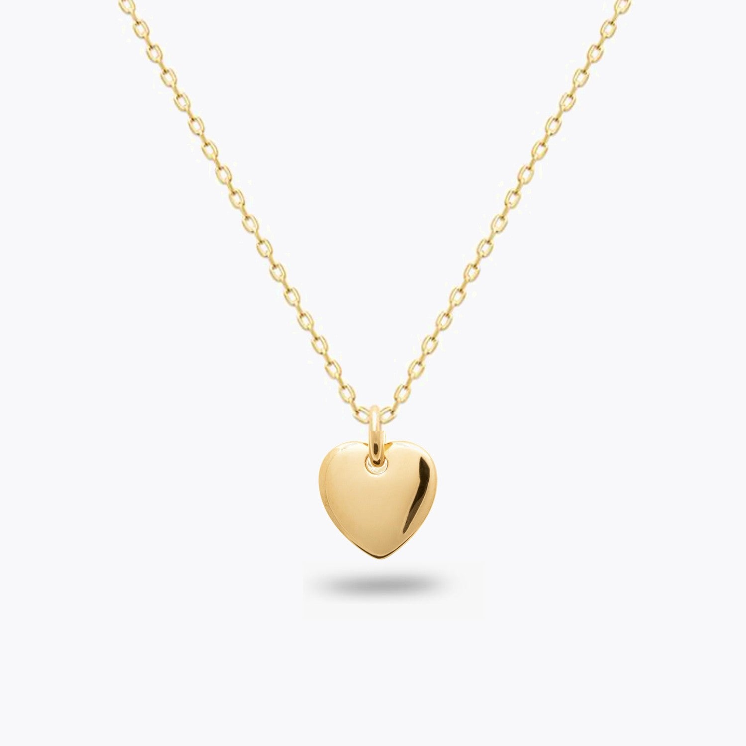 Collier Love - Pendentif Cœur Plaqué Or 18K