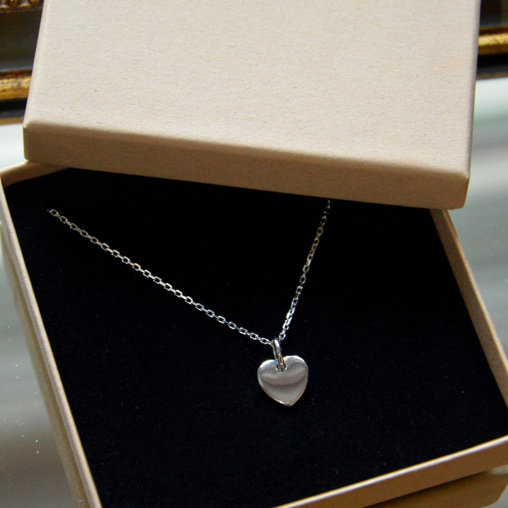 Collier Love - Pendentif Cœur Argent 925 Rhodié