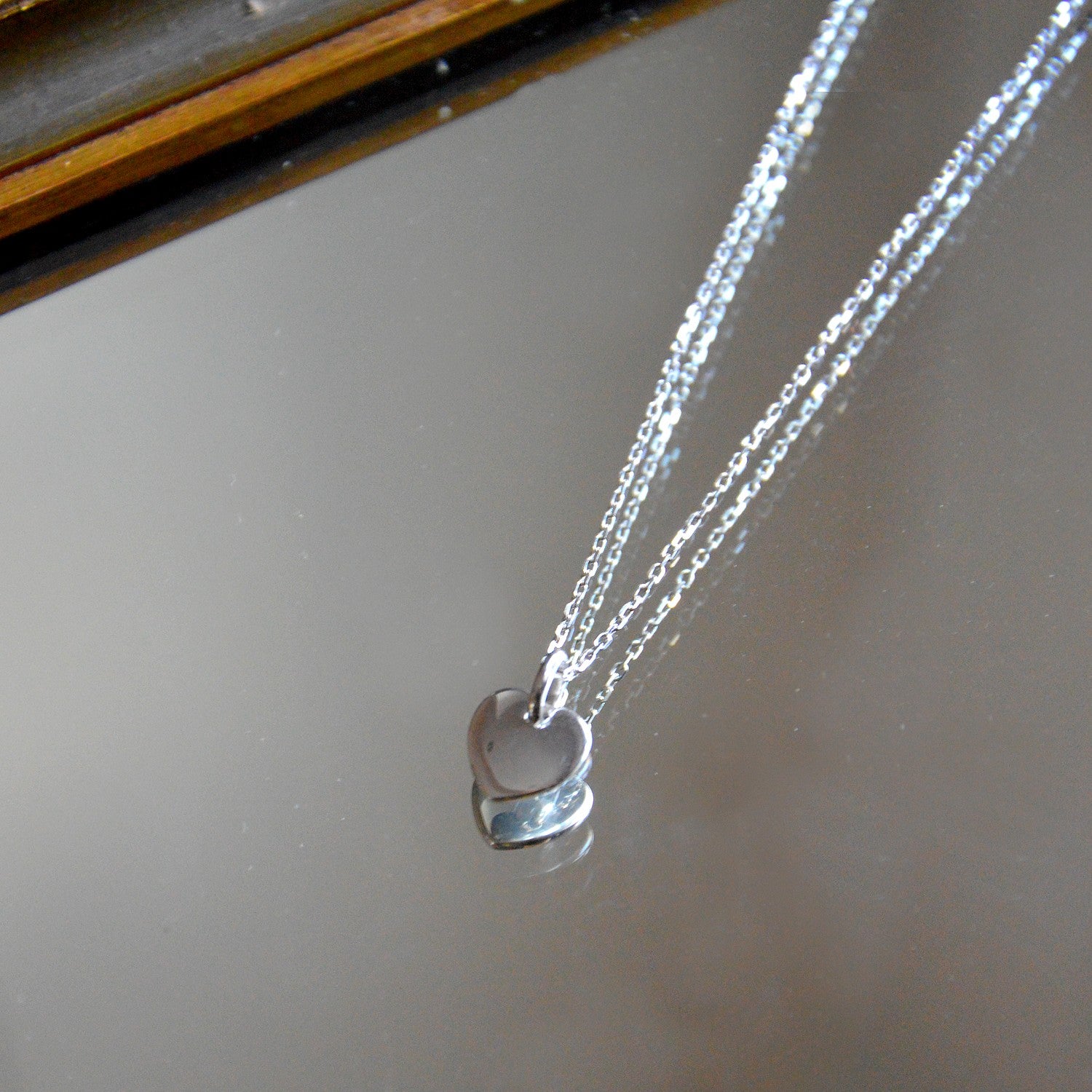 Collier Love - Pendentif Cœur Argent 925 Rhodié