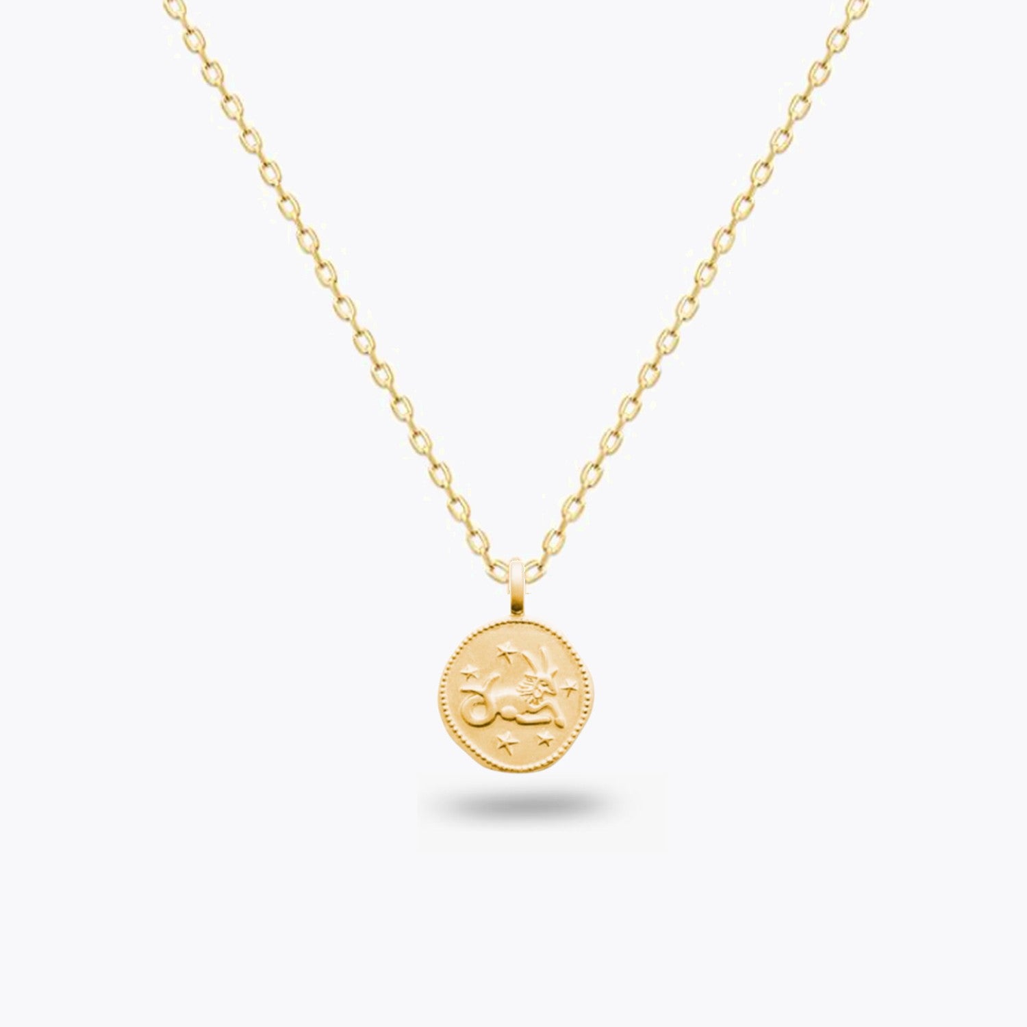 Collier Signe Astro - Chaîne et Médaille Zodiac Plaqué Or 18K