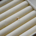 Boucle d'Oreille Individuelle Gabriella - Piercing Plaqué Or 18K et Zirconium - 5mm